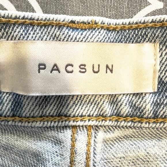 PACSUN Jeans Men’s 28 30 Athletic Slim Distressed Fade Grunge Casual Denim Punk - Picture 2 of 16